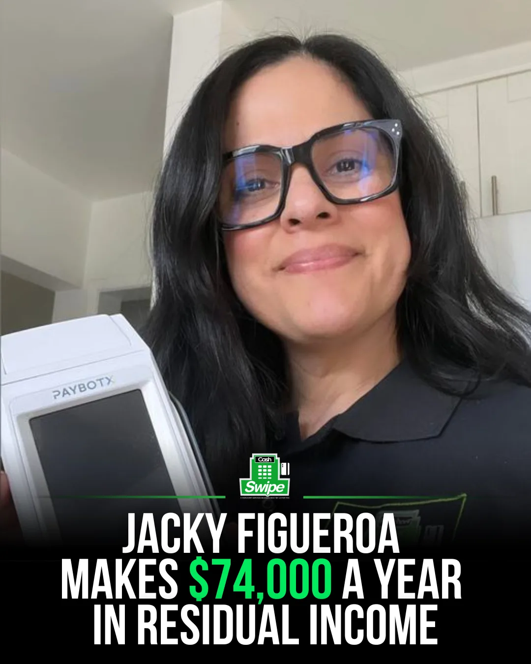 Jacqueline F., Cashswipe operator